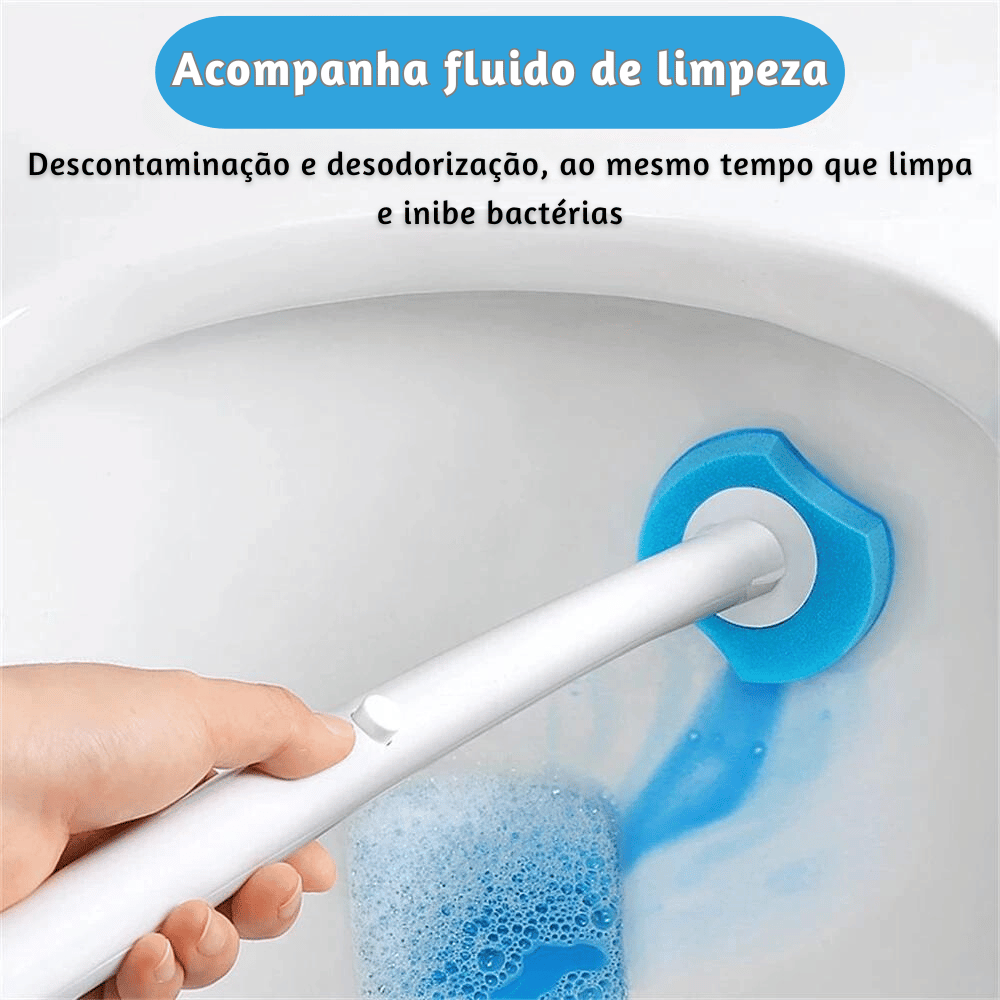 Escova de Limpeza Sanitária CleanBrush Pro: Limpeza Eficiente e Descomplicada