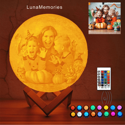 LunaMemories – Lâmpada Personalizável 3D