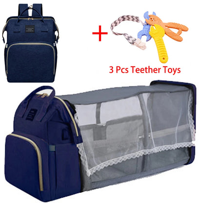 Mommy Bag Adaptable Crib Backpack - Comfort and Convenience Wherever You Go