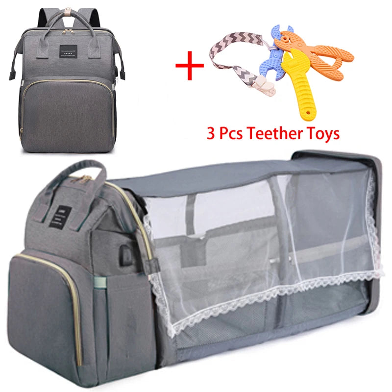 Mommy Bag Adaptable Crib Backpack - Comfort and Convenience Wherever You Go
